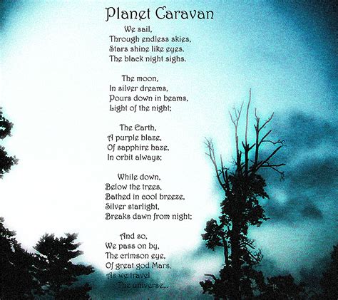 lyrics to planet caravan